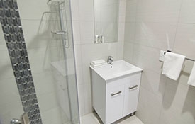 fully tiled luxury bathroom